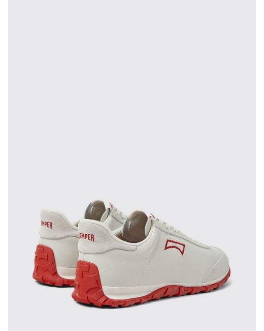 Camper White Leather Drift Walk Sneakers