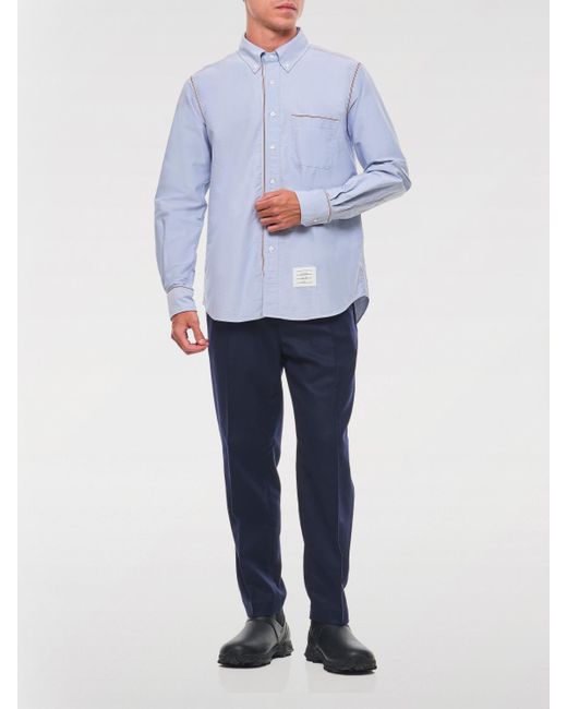 Thom Browne Blue Sweater for men