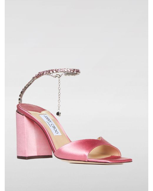 Sandales à talons Jimmy Choo en coloris Pink