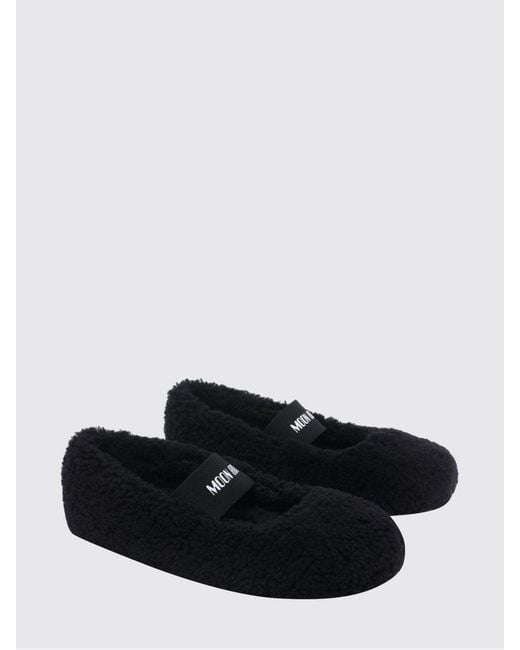Moon Boot White Bianca Shearling Ballerinas