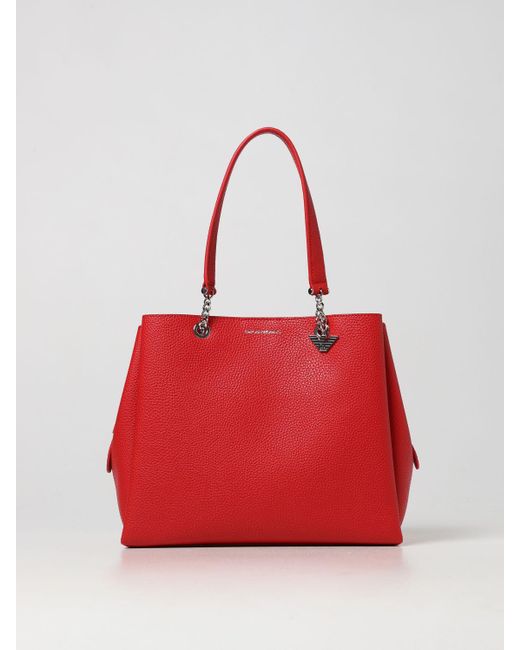 Emporio Armani Shoulder Bag in Red Lyst Canada