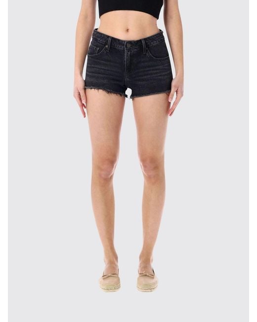 Levi's Blue Cotton Denim Shorts