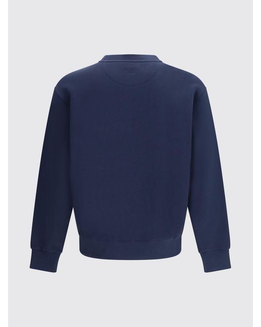 KENZO Blue Cotton Crew Neck Sweatshirt for men