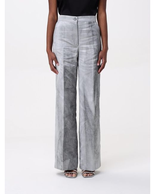 Pinko Gray Hose Damen