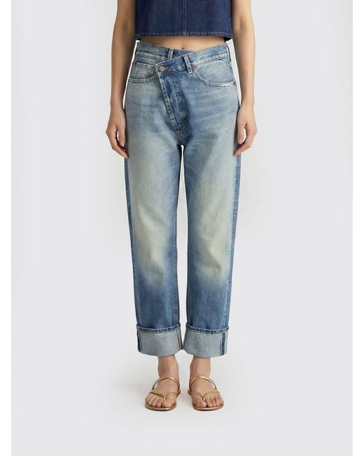 R13 Blue Cropped Denim Jeans