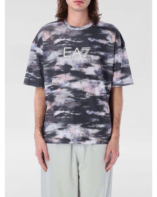 EA7 Blue T-Shirt for men