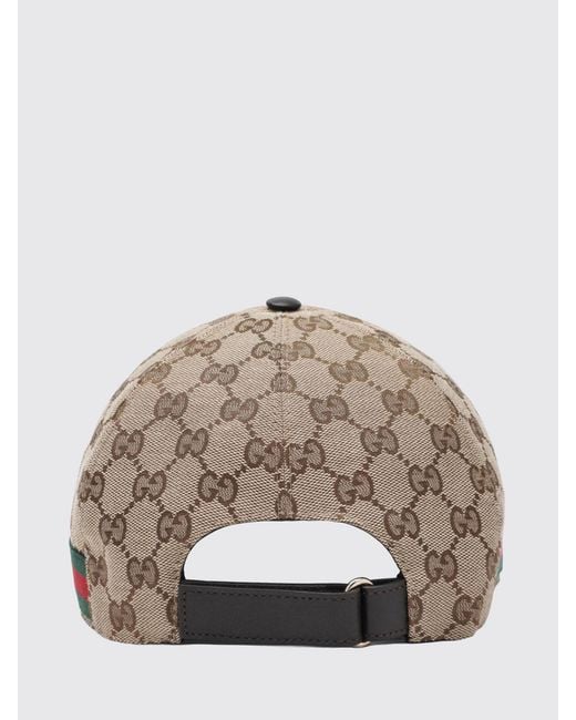 Gucci Natural Gg Cotton Blend Baseball Hat for men