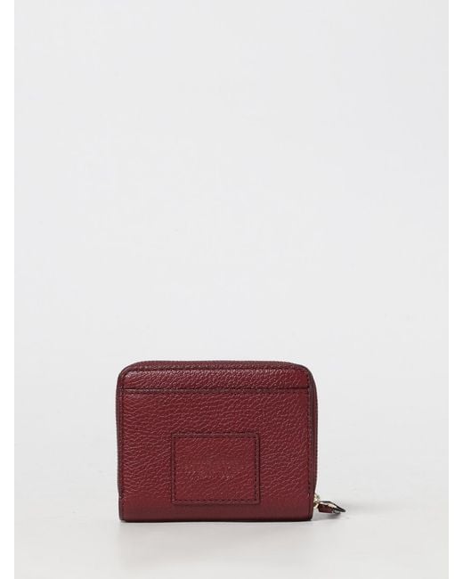 Marc Jacobs Purple Mini Compact Leather Wallet