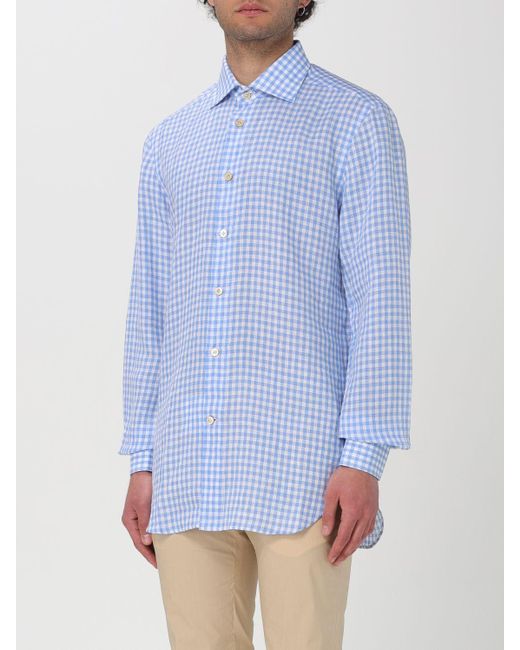 Kiton Blue Shirt for men