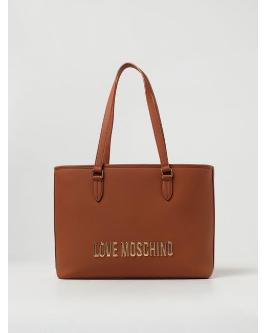 Sac cabas Love Moschino en coloris Brown