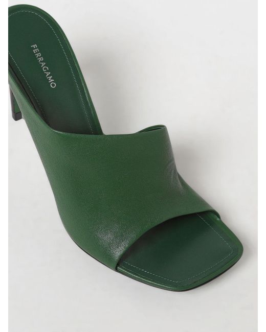 Ferragamo Green Schuhe