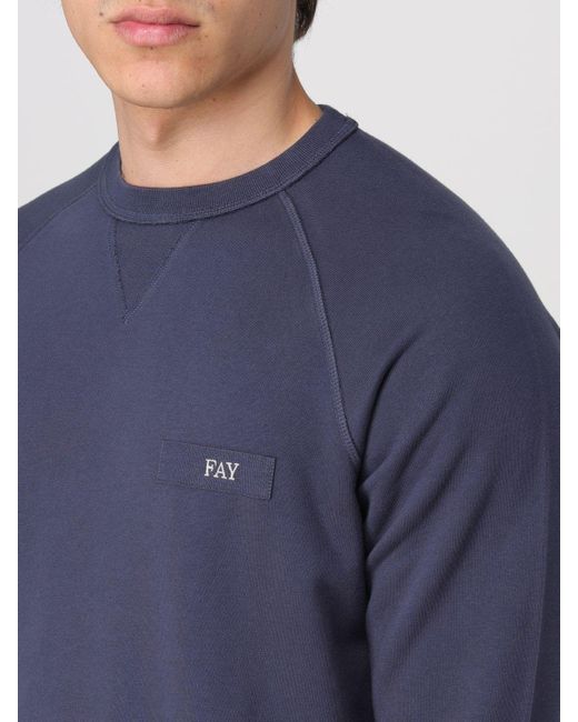 Fay Blue Sweatshirt for men