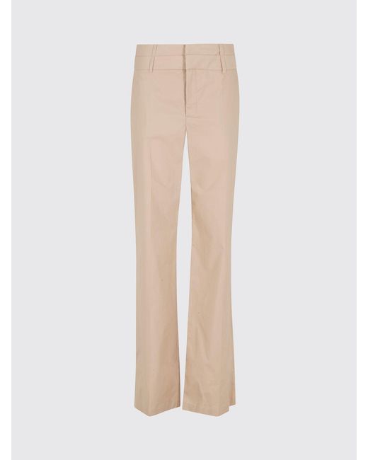 FEDERICA TOSI Natural Crêpe Flared Trousers