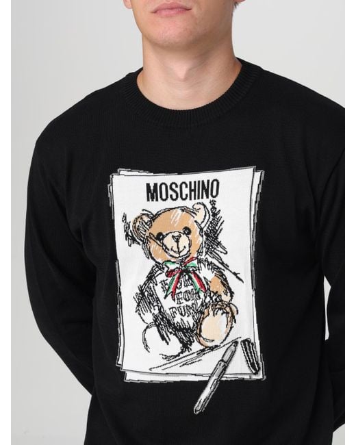 Pull Homme Moschino Couture pour homme en coloris Black