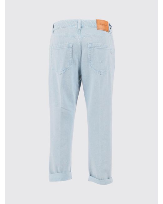 Dondup Blue Cropped Fit Jeans