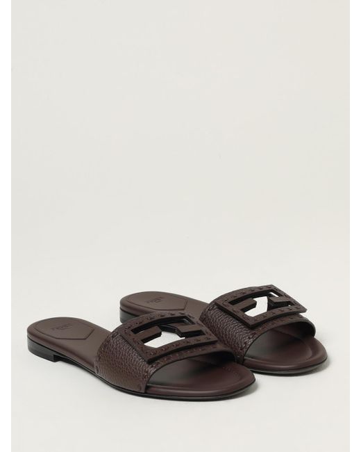Sandalo Baguette di Fendi in White