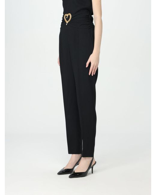 Pantalon Moschino Couture en coloris Black