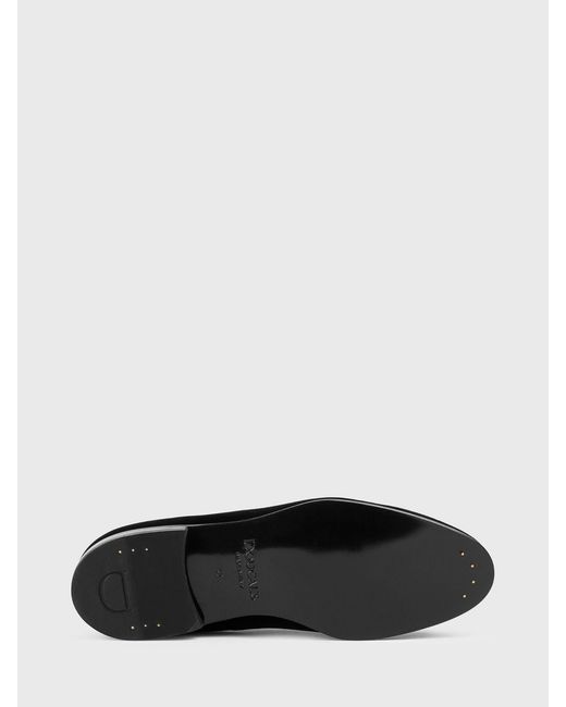 Doucal's White Velvet Loafers for men