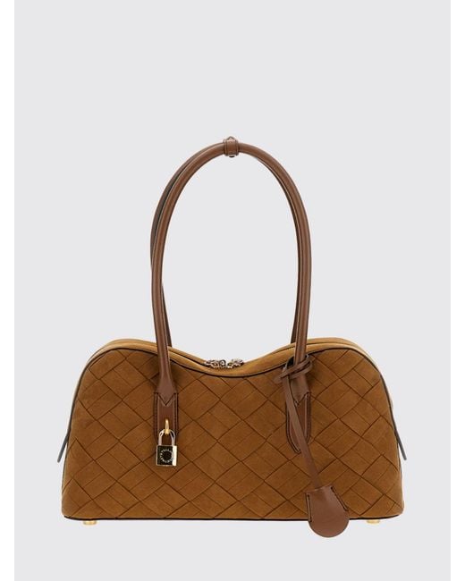 Stella McCartney Brown Ryder Tasche Aus Kunstwildleder