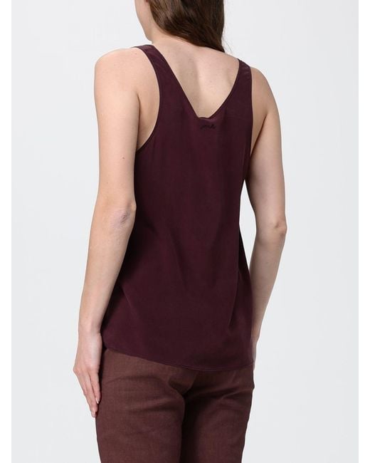 Pinko Purple Silk Top