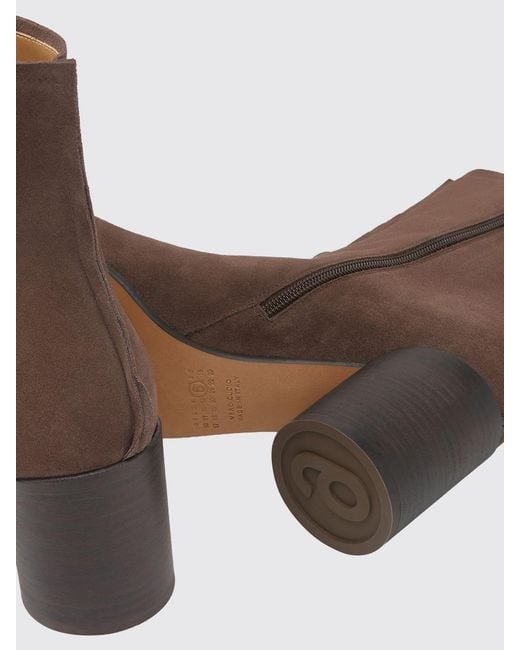 MM6 by Maison Margiela Brown Boots