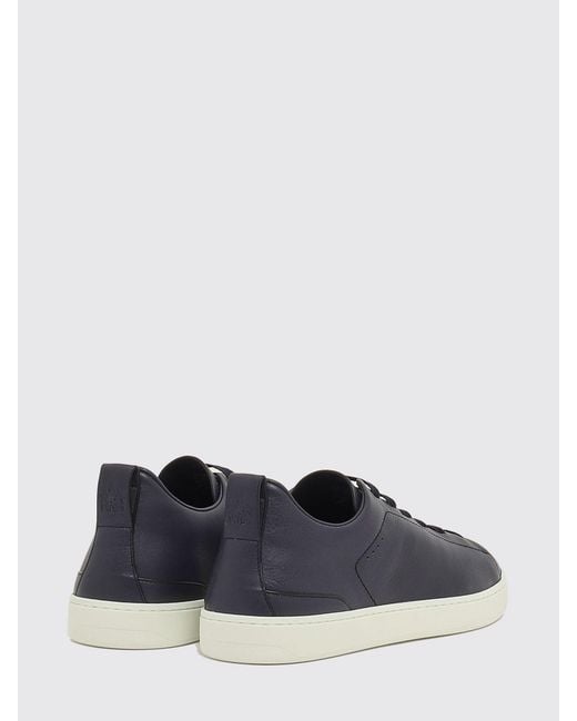 Church's Blue Leather Sneakers for men
