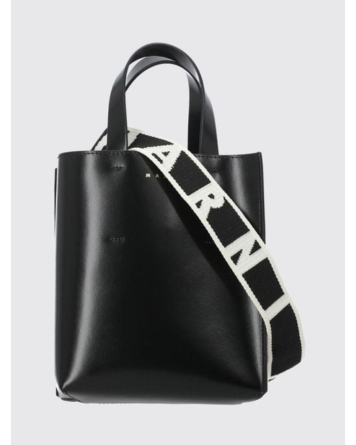 Marni Black Museo Leather Bag