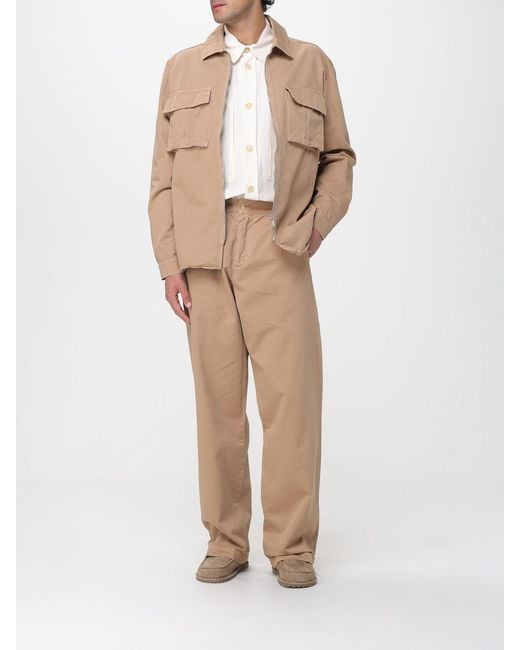 Laneus Natural Cotton Overshirt for men
