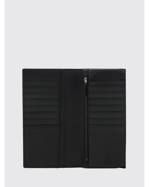 Gucci Black Gg Emblem Wallet for men