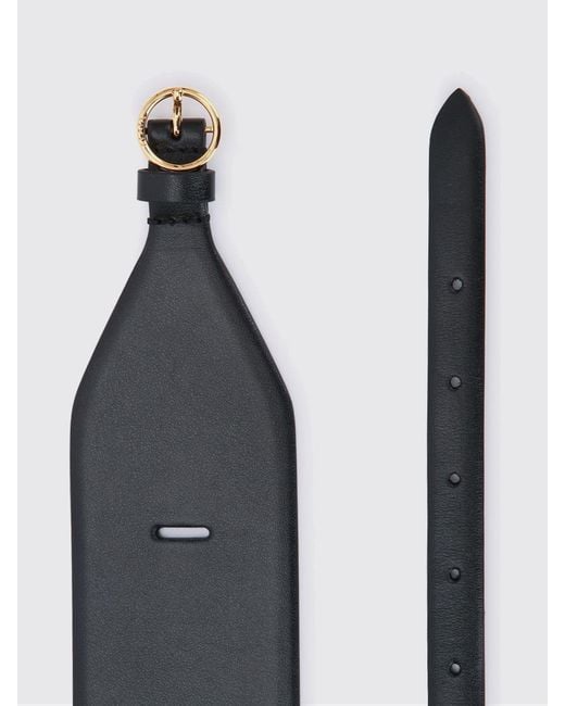Alaïa Black Wide Belt