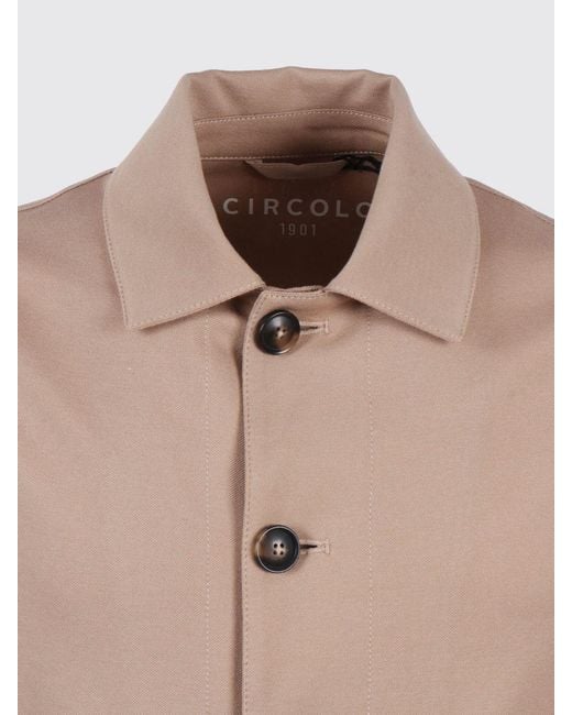 Circolo 1901 Natural Cotton Shirt Jacket for men