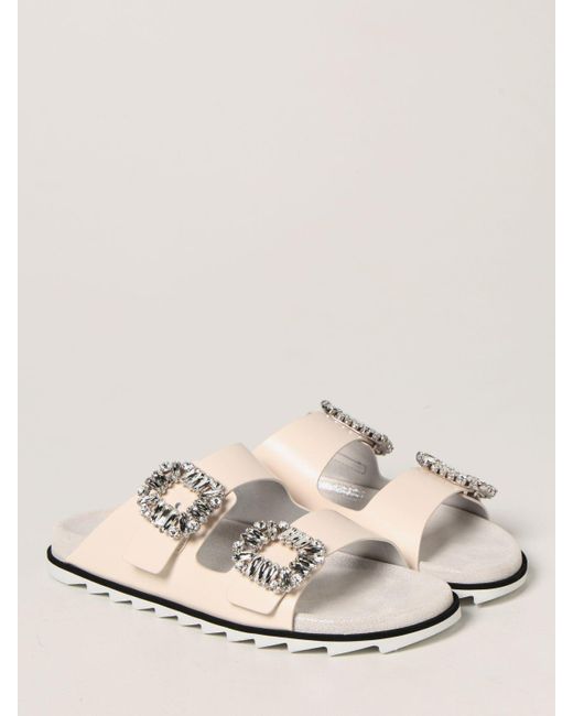roger vivier flat sandals