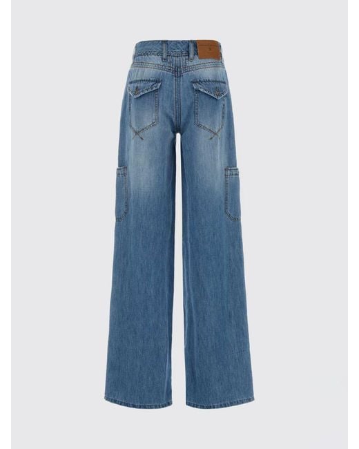 Ermanno Scervino Blue Cargo Jeans