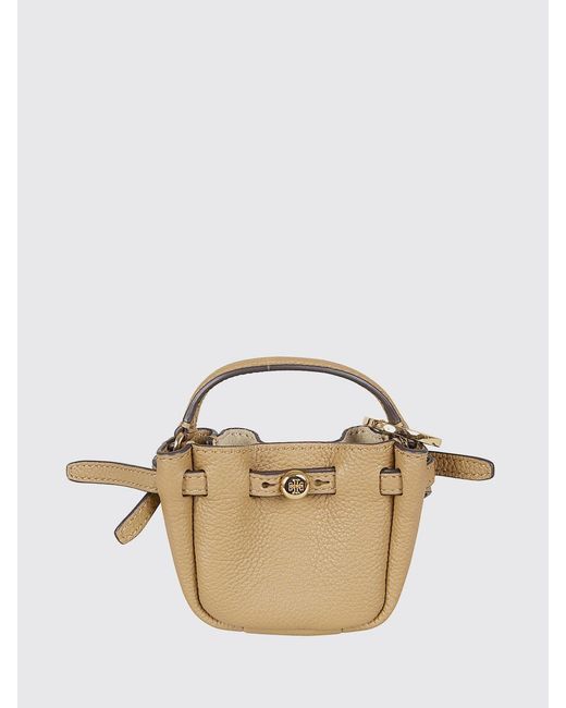 Tory Burch Natural Romy Grained Leather Bag Charm