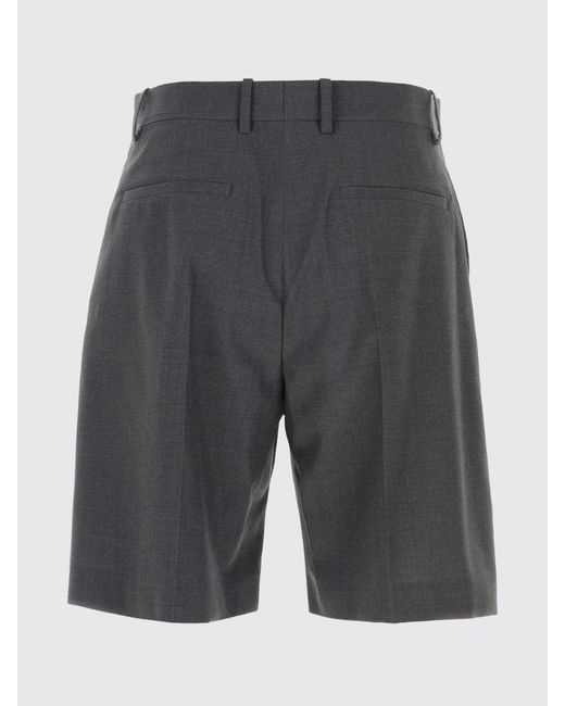 Jil Sander Gray Tailored Virgin Wool Shorts for men
