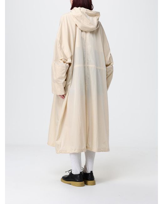 Sportmax Natural Gatto Technical Fabric Raincoat