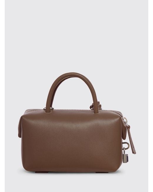 Max Mara Brown Smooth Calfskin Handbag