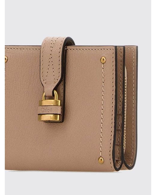 Chloé Natural ChloÉ Paddington Leather Wallet