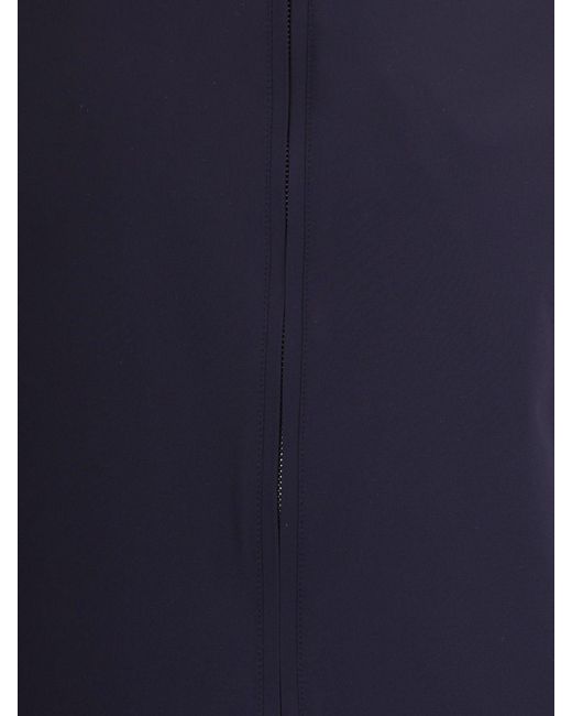 Paul & Shark Blue Paul &Amp Shark Hooded Windbreaker Jacket for men