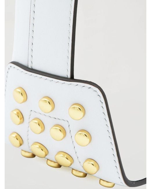 Tod's White Gmt Leather Bag