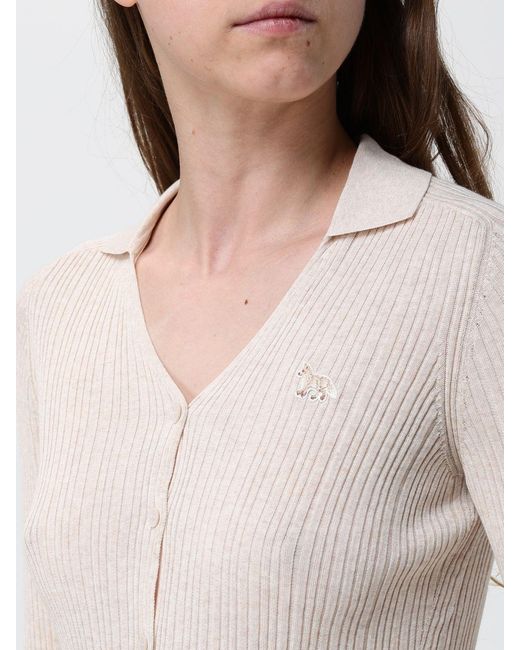 Maison Kitsuné White Maison KitsunÉ Cotton And Viscose Cardigan
