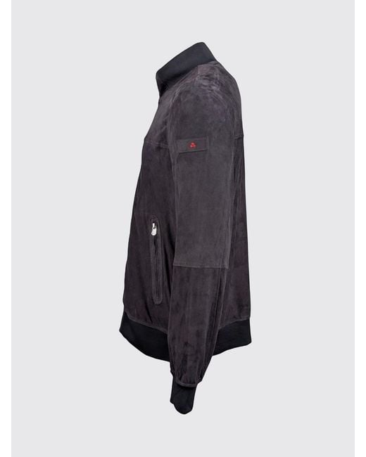 Peuterey Blue Suede Bomber for men