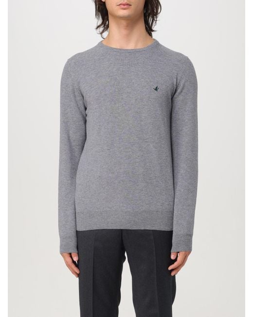 Brooksfield Gray Sweater for men