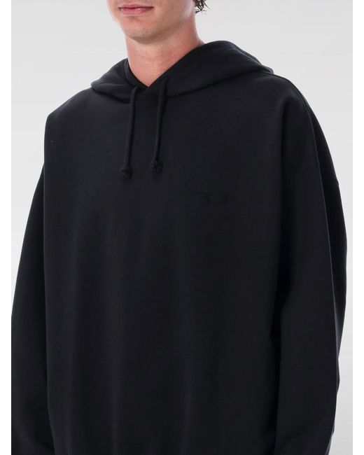 Y-3 Blue Cotton Blend Sweatshirt for men