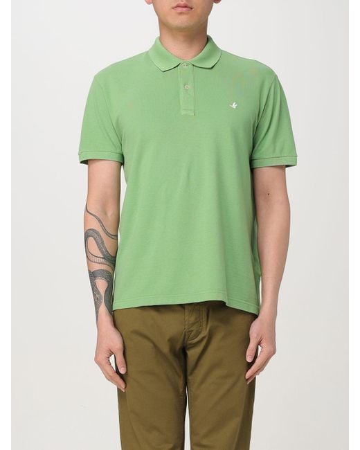 Brooksfield Green Polo Shirt for men