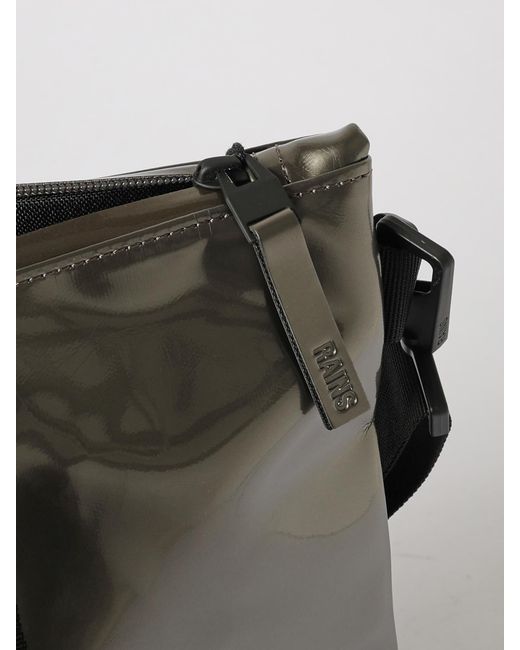 Rains Black Waterproof Tote Bag