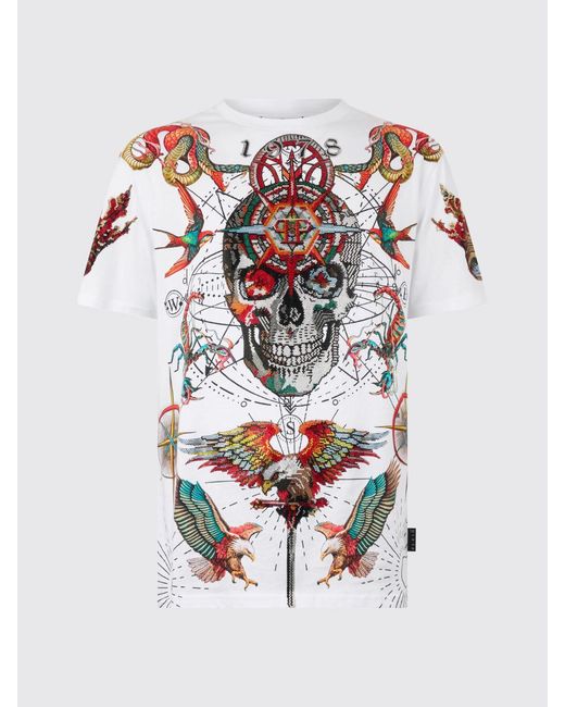 Philipp Plein White T-Shirt for men