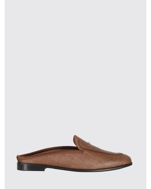 Max Mara Brown Mito Raffia Slippers