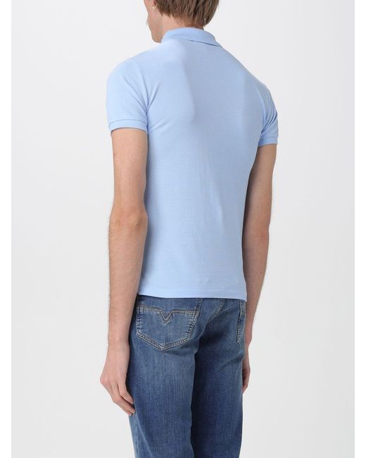 Polo Ralph Lauren Blue Cotton Polo Shirt With Pony Logo for men