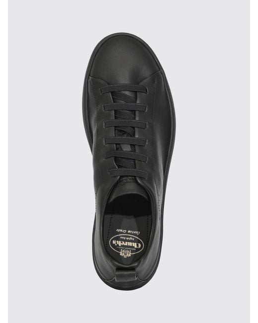 Church's Black Rochdale Smooth Calf Leather Sneakers With Rubber Sole for men
